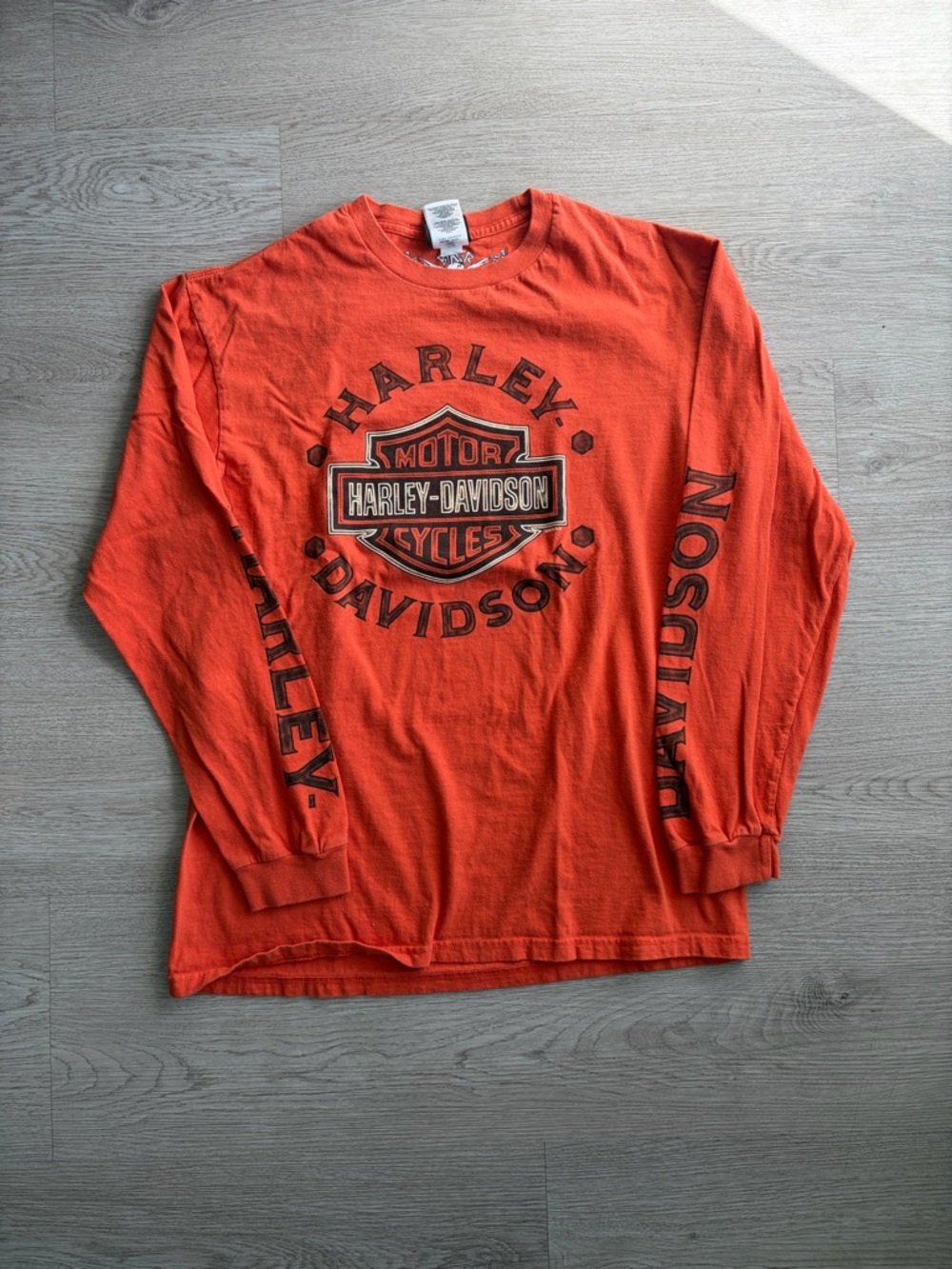 Harley-Davidson Orange Long-Sleeve Daytona Beach 2015